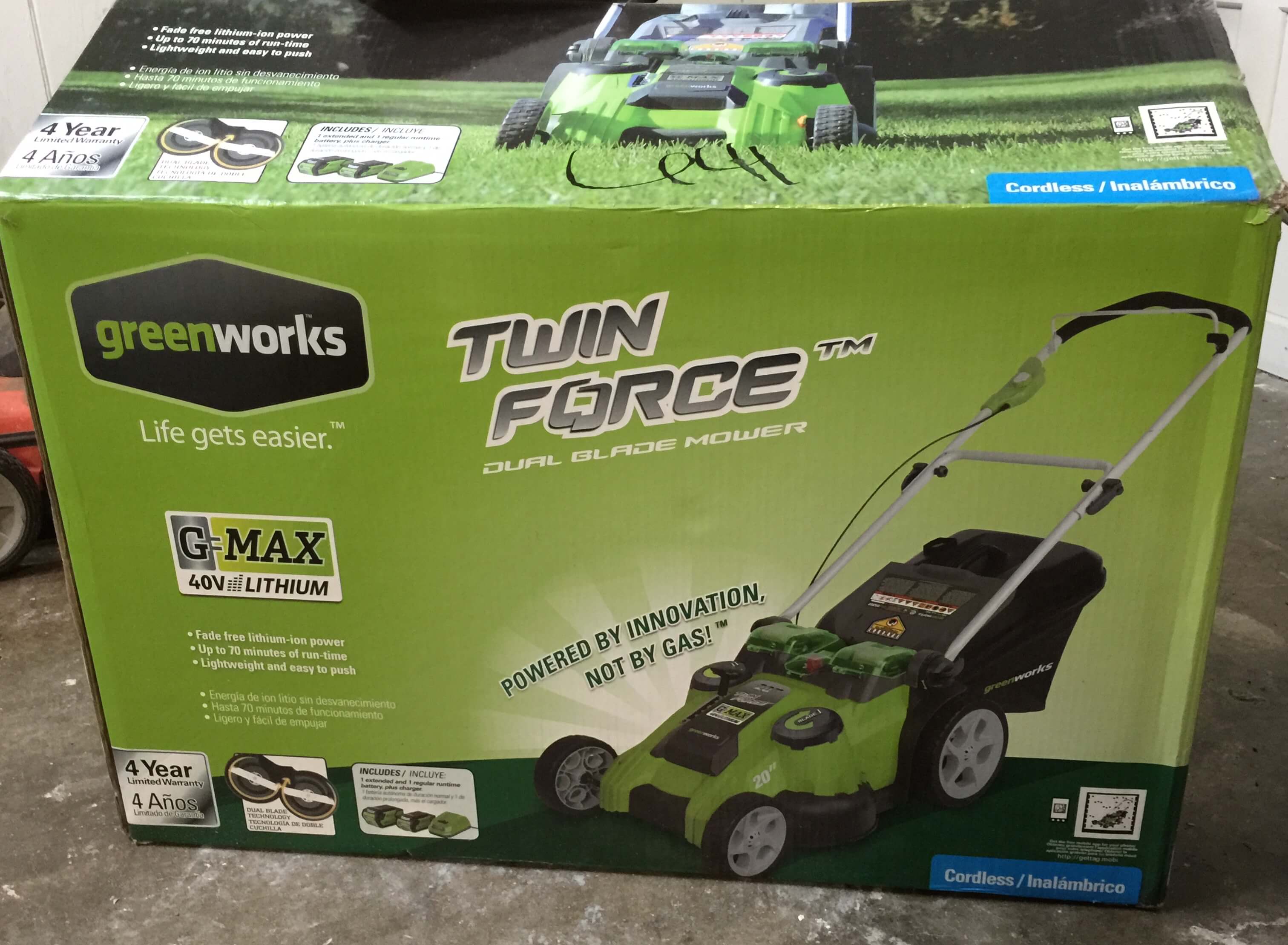 #greenworks Twin Force Dual Blade Mower: Review